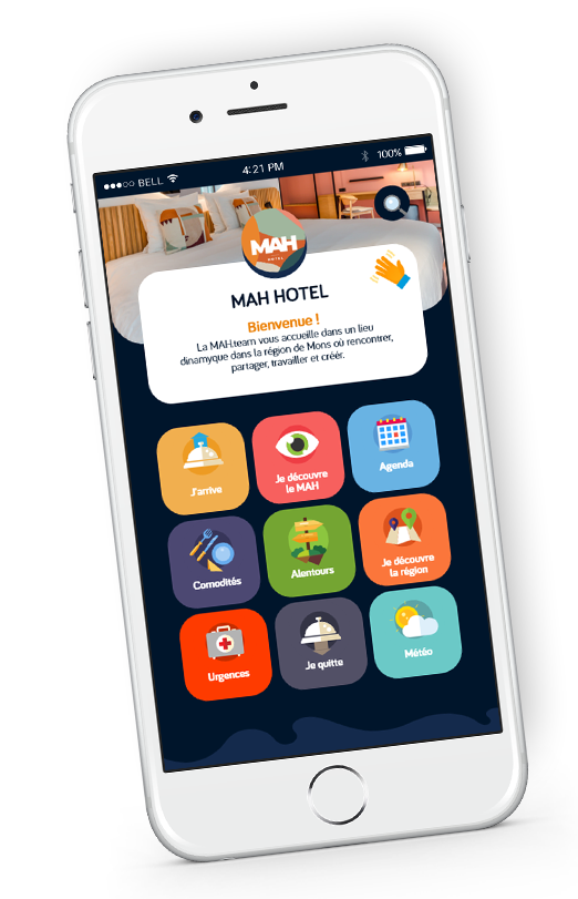 Exemples de l'interface d'une catégorie dans Smartguest